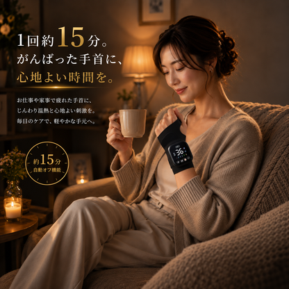 Yuragi™ PRO | 毎日がんばる手首に、15分のご褒美